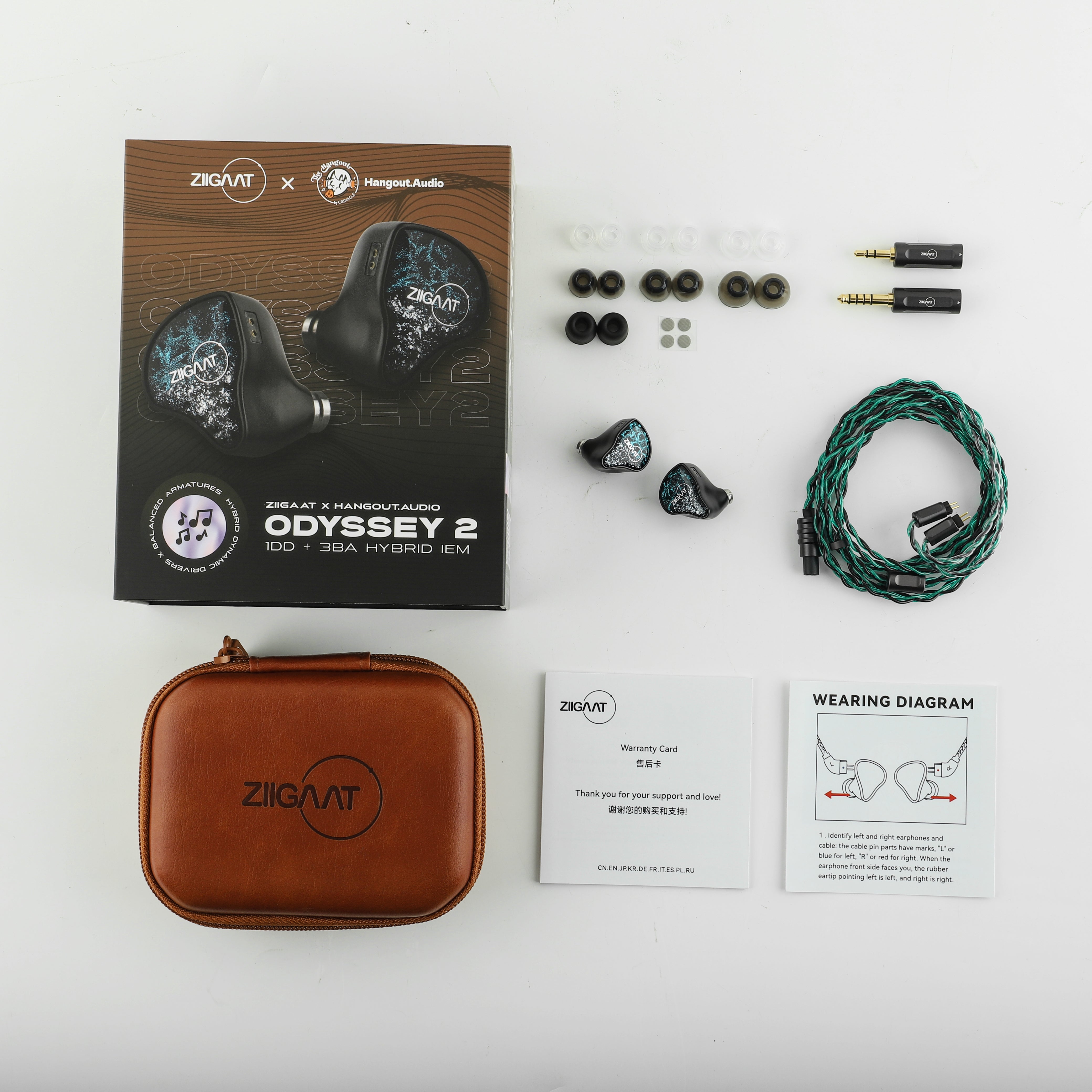 ZiiGaat x Hangout.Audio: Odyssey 2 | Premium 1DD+3BA Hybrid IEM ZiiGaat x Hangout.Audio: Odyssey 2 | Premium 1DD+3BA Hybrid IEM